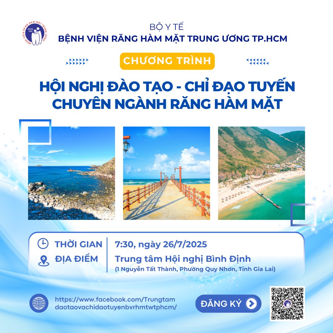 Hội nghị Đào tạo – Chỉ đạo tuyến chuyên ngành Răng Hàm Mặt, phiên buổi chiều, ngày 26/7/2025