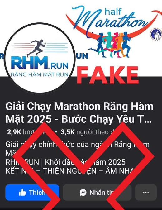 THÔNG BÁO TRANG FANPAGE GIẢ MẠO