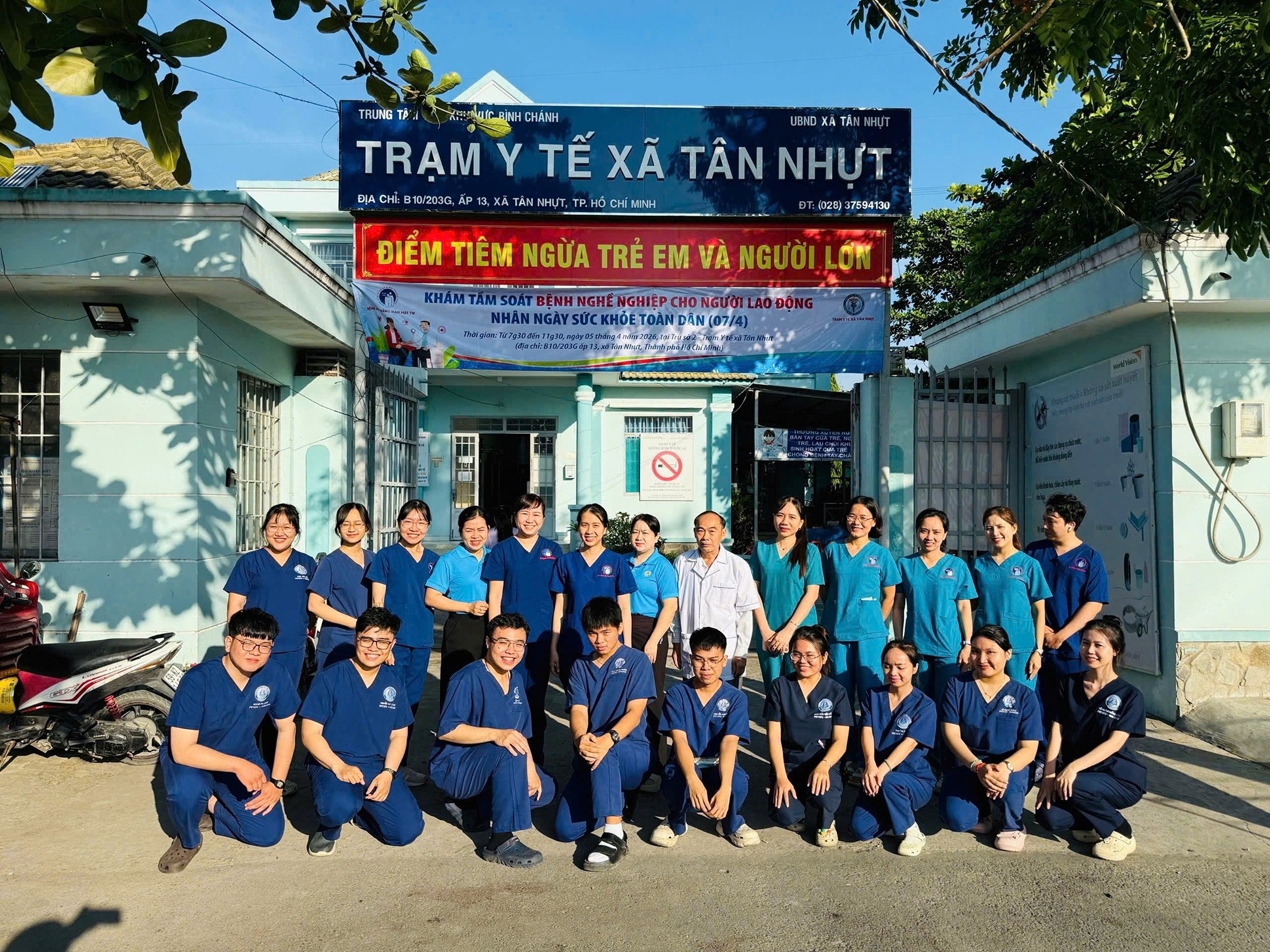 Chương trình khám sàng lọc, tầm soát các bệnh lý răng hàm mặt cho người dân tại xã Tân Nhựt