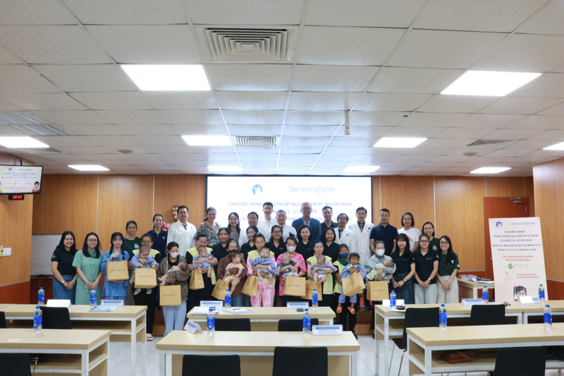 KHAI MẠC CHƯƠNG TRÌNH PHẪU THUẬT NHÂN ĐẠO CHO TRẺ EM BỊ DỊ TẬT KHE HỞ MÔI – VÒM MIỆNG THÁNG 03/2026