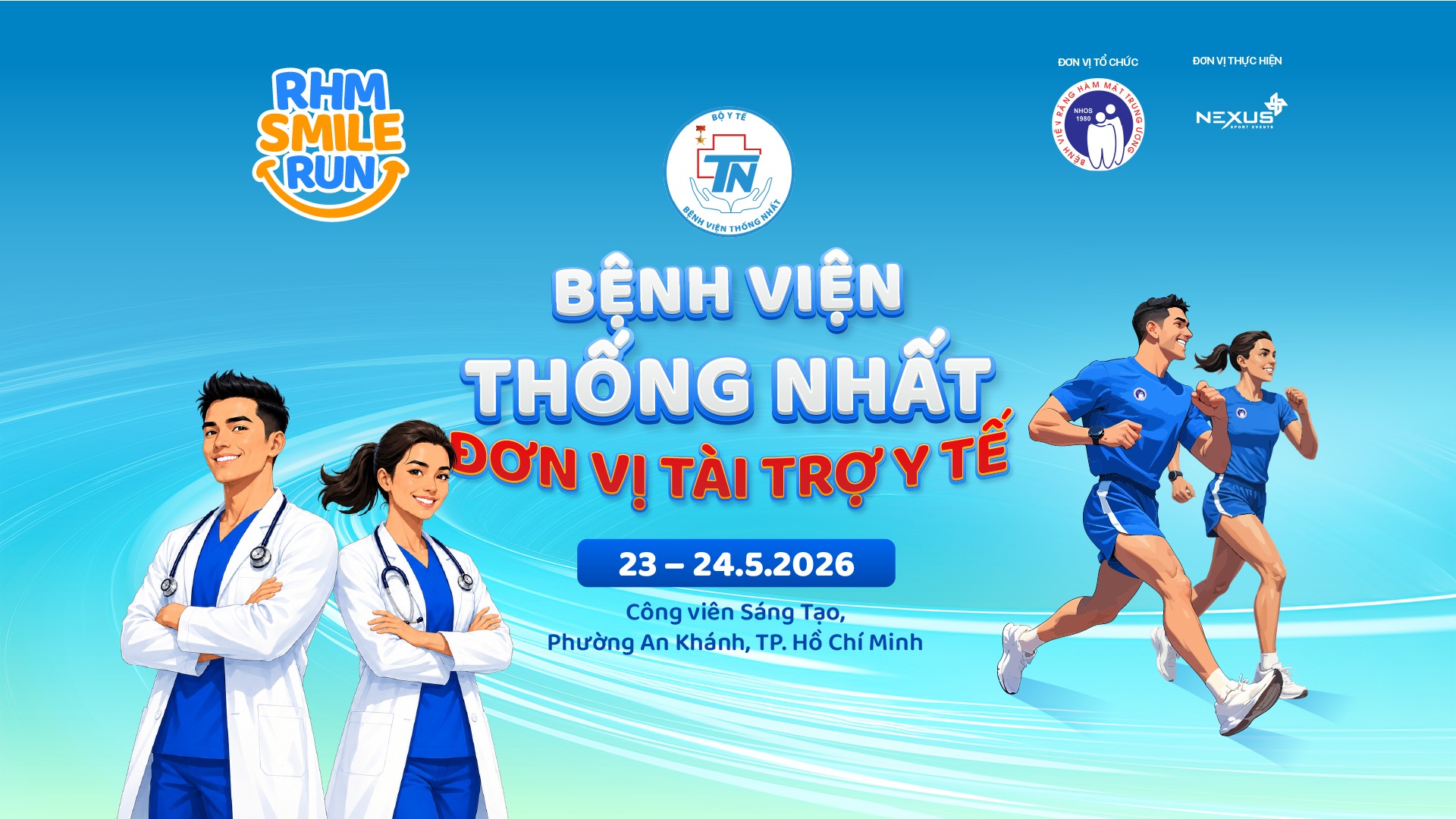 Bệnh viện Thống Nhất đồng hành cùng Răng Hàm Mặt Smile Run 2026