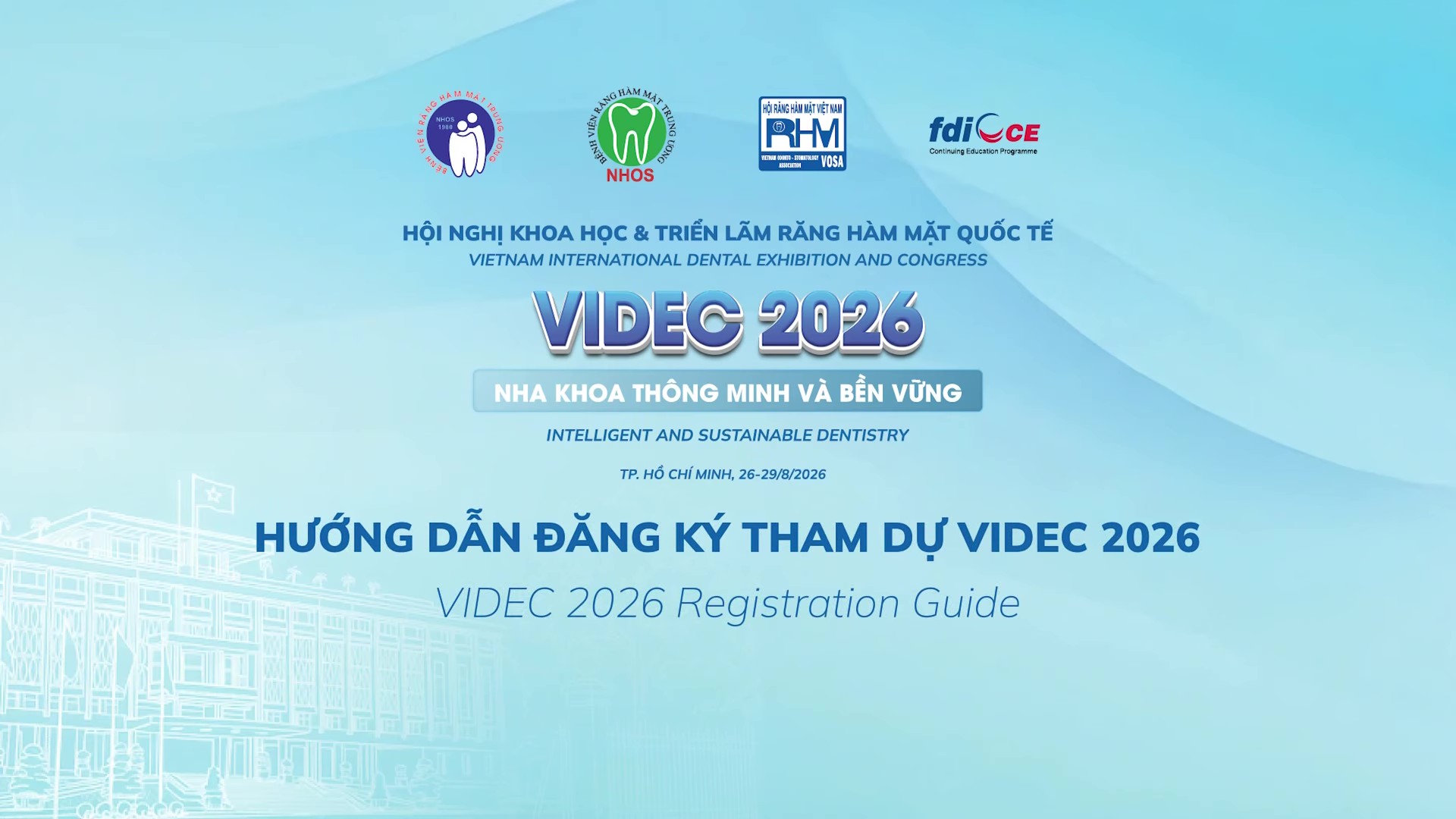 HƯỚNG DẪN ĐĂNG KÝ THAM DỰ HỘI NGHỊ VIDEC 2026