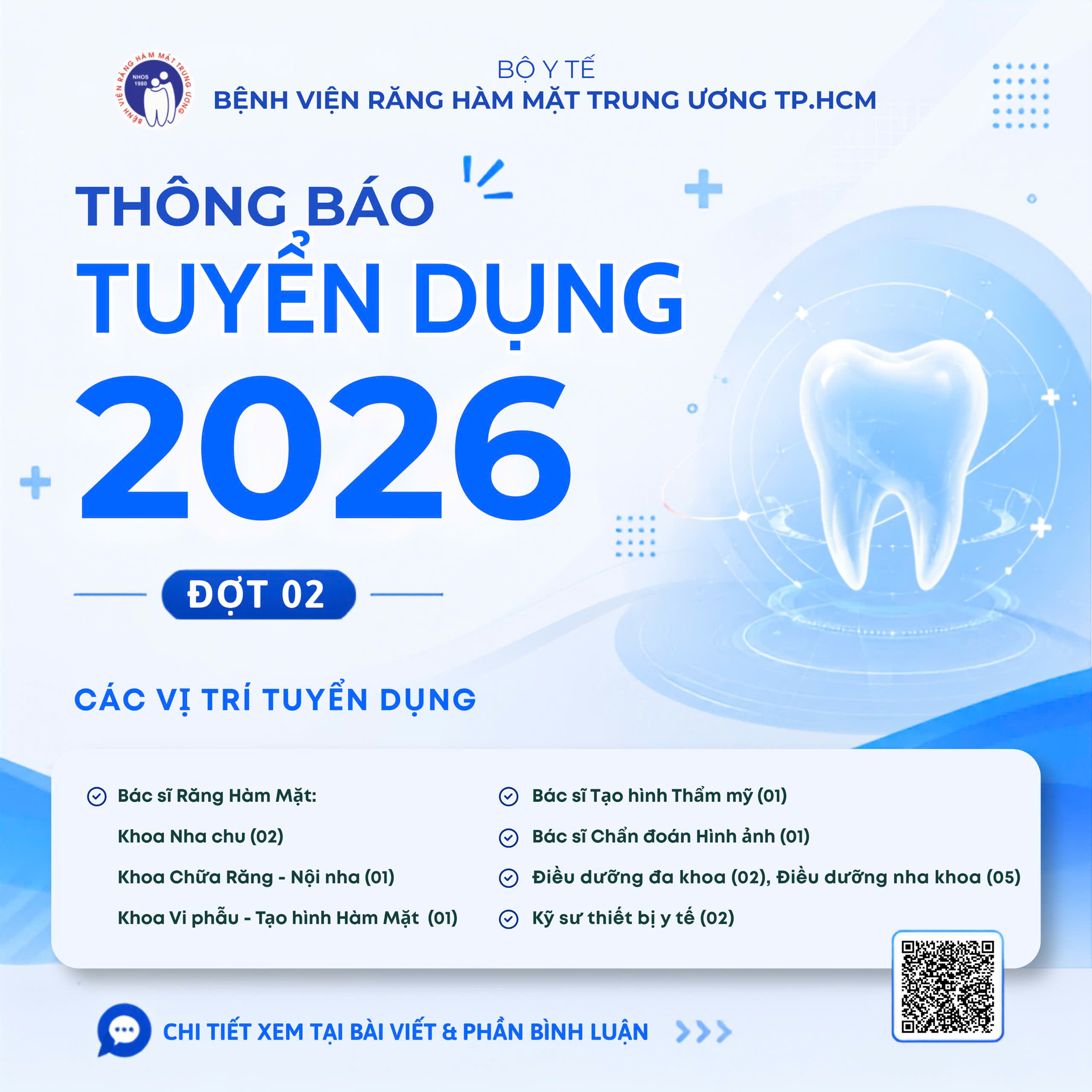 THÔNG BÁO TUYỂN DỤNG LAO ĐỘNG HỢP ĐỒNG ĐỢT 2 NĂM 2026